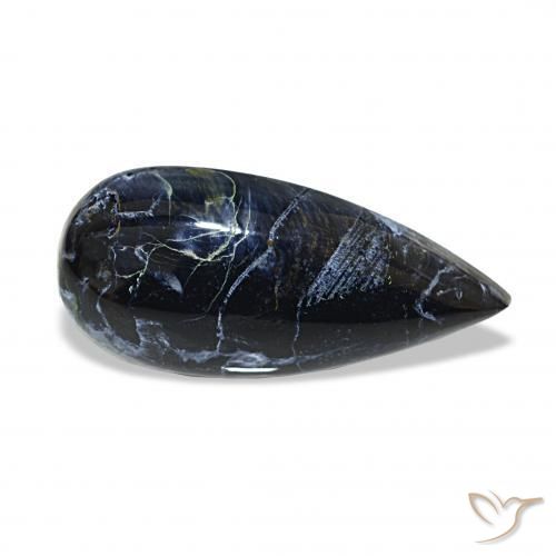 Pietersita Multicolor natural de 13.19 ct, En forma de pera, Opaco