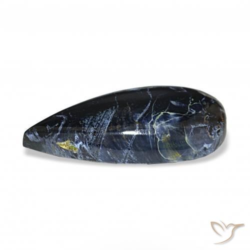 Pietersita Multicolor natural de 13.19 ct, En forma de pera, Opaco