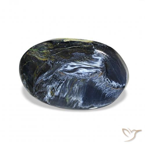 Pietersita Multicolor natural de 12.70 ct, Ovalada, Opaco