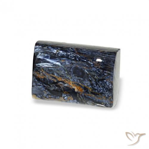 Pietersita Multicolor natural de 4.87 ct, Corte Baguette, Opaco
