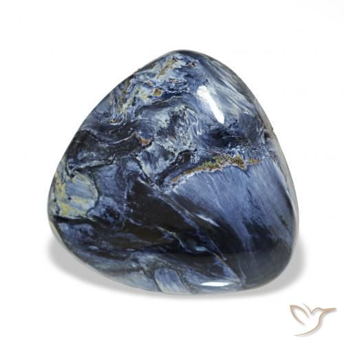 Pietersita Multicolor natural de 12.79 ct, En forma de pera, Opaco
