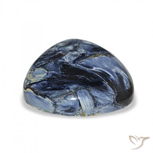 Pietersita Multicolor natural de 12.79 ct, En forma de pera, Opaco