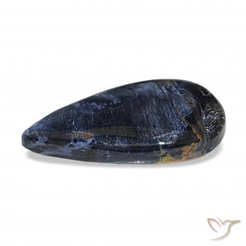 Pietersita Multicolor natural de 14.07 ct, En forma de pera, Opaco