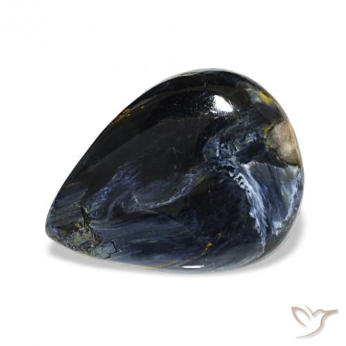 Pietersita Multicolor natural de 14.93 ct, En forma de pera, Opaco