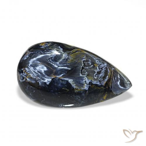 10.32ct Multicolor Pietersita, En forma de pera, Opaco