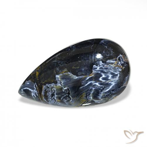 Pietersita Multicolor natural de 10.32 ct, En forma de pera, Opaco