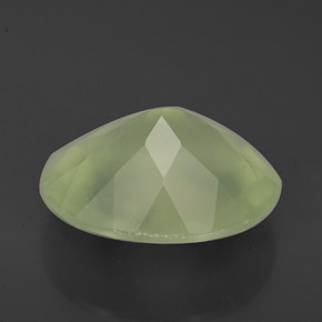 Prehnita verde natural de 4,09 ct, transparente, transparente / translúcido