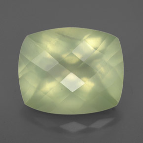 Prehnita verde natural de 5,16 ct, transparente, transparente / translúcido