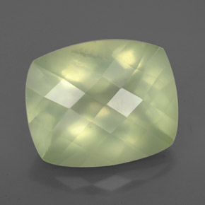 Prehnita verde natural de 5,16 ct, transparente, transparente / translúcido