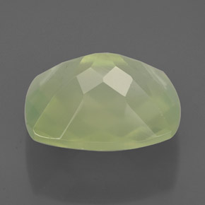 Prehnita verde natural de 5,16 ct, transparente, transparente / translúcido