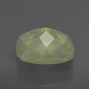 Prehnita verde natural de 5,04 ct, transparente, transparente / translúcido