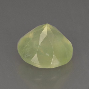 Prehnita verde natural de 1,94 ct, transparente, transparente / translúcido