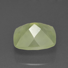 Prehnita verde natural de 5,82 ct, transparente, transparente / translúcido
