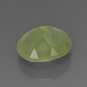 Prehnite Verde natural de 5.42 ct, Transparente, Transparente / Translúcido