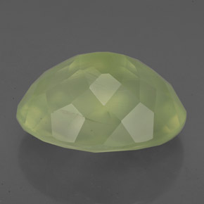 Prehnita verde natural de 10,07 ct, transparente, transparente / translúcido
