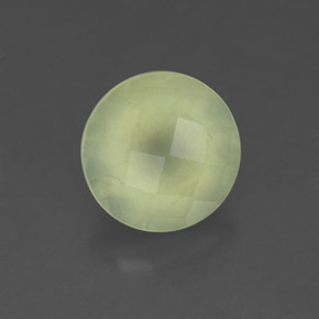 Prehnita verde natural de 2,05 ct, transparente, transparente / translúcido