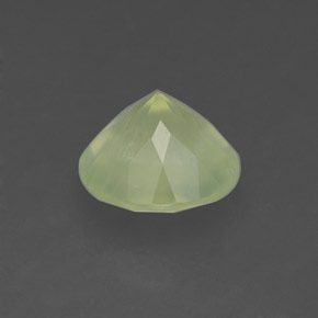 Prehnita verde natural de 2,05 ct, transparente, transparente / translúcido