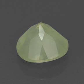 Prehnita verde natural de 1,90 ct, transparente, transparente / translúcido