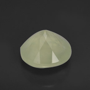 Prehnita verde natural de 1,94 ct, transparente, transparente / translúcido