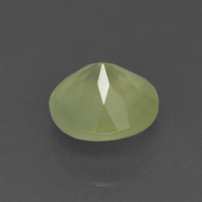 Prehnita verde natural de 1,96 ct, transparente, transparente / translúcido