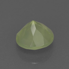 Prehnita verde natural de 1,95 ct, transparente, transparente / translúcido