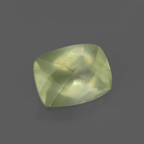 Prehnita verde natural de 1,36 ct, transparente, transparente / translúcido