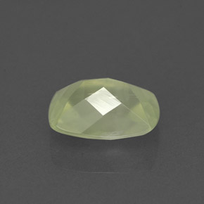 Prehnita verde natural de 1,36 ct, transparente, transparente / translúcido