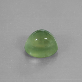 Prehnita verde natural de 4,19 ct, transparente, transparente / translúcido