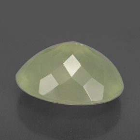 Prehnita verde natural de 9,84 ct, transparente, transparente / translúcido