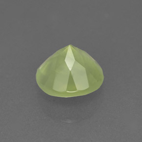 Prehnita verde natural de 1,95 ct, transparente, transparente / translúcido