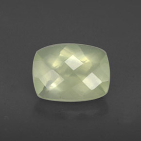 Prehnite Verde natural de 1.45 ct, Transparente, Transparente / Translúcido
