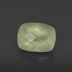 Prehnita verde natural de 1,43 ct, transparente, transparente / translúcido