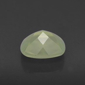 Prehnita verde natural de 1,43 ct, transparente, transparente / translúcido