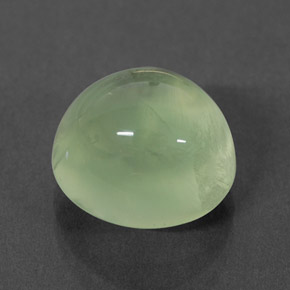 Prehnita verde natural de 4,57 ct, transparente, transparente / translúcido