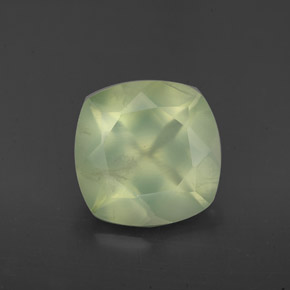 Prehnita verde natural de 3,86 ct, transparente, transparente / translúcido