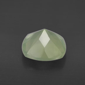 Prehnita verde natural de 3,86 ct, transparente, transparente / translúcido