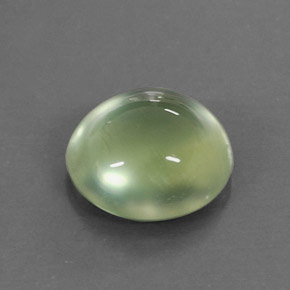 Prehnita verde natural de 3,81 ct, transparente, transparente / translúcido