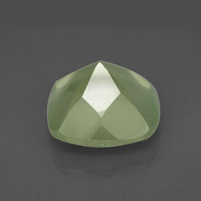 Prehnita verde natural de 7,15 ct, transparente, transparente / translúcido