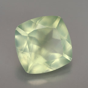 Prehnite Verde natural de 3.96 ct, Transparente, Transparente / Translúcido