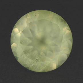 Prehnite Verde natural de 5.82 ct, Transparente, Transparente / Translúcido