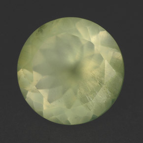Prehnite Verde natural de 5.82 ct, Transparente, Transparente / Translúcido