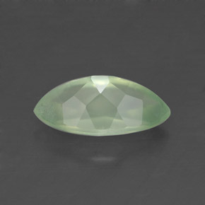 Prehnita verde natural de 1,19 ct, transparente, transparente / translúcido