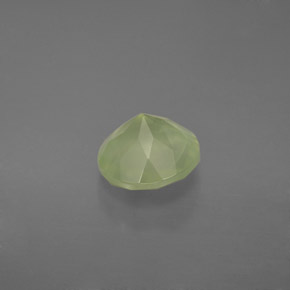 Prehnita verde natural de 1,94 ct, transparente, transparente / translúcido
