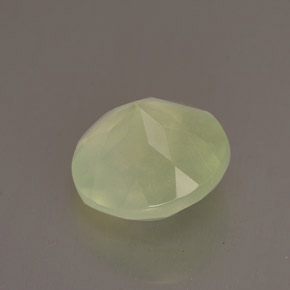 Prehnita verde natural de 1,94 ct, transparente, transparente / translúcido