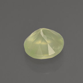 Prehnita verde natural de 1,87 ct, transparente, transparente / translúcido