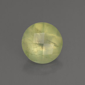 Prehnita verde natural de 1,91 ct, transparente, transparente / translúcido