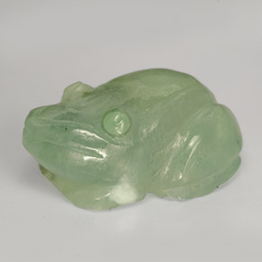 Prehnita verde natural de 20,35 ct, transparente, transparente / translúcido