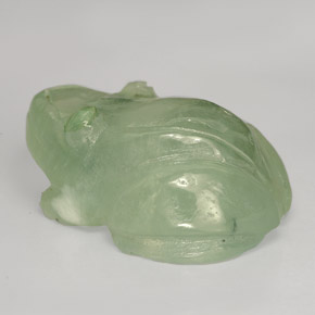 Prehnita verde natural de 20,35 ct, transparente, transparente / translúcido