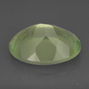 Prehnita verde natural de 9,03 ct, transparente, transparente / translúcido