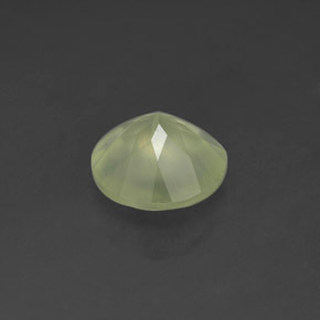 Prehnita verde natural de 1,71 ct, transparente, transparente / translúcido